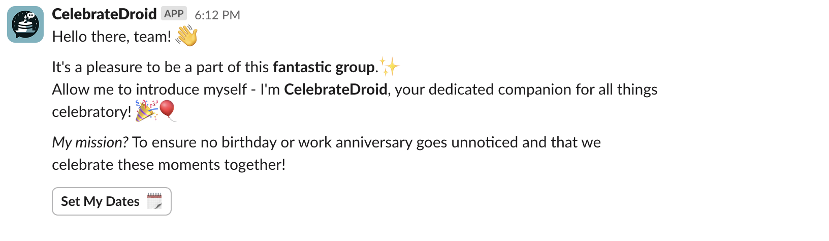 Celebrate with CelebrateDroid